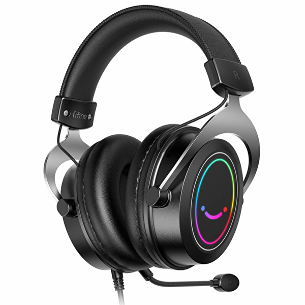 FIFINE H3 RGB Mikrofonlu Oyuncu Kulaklığı